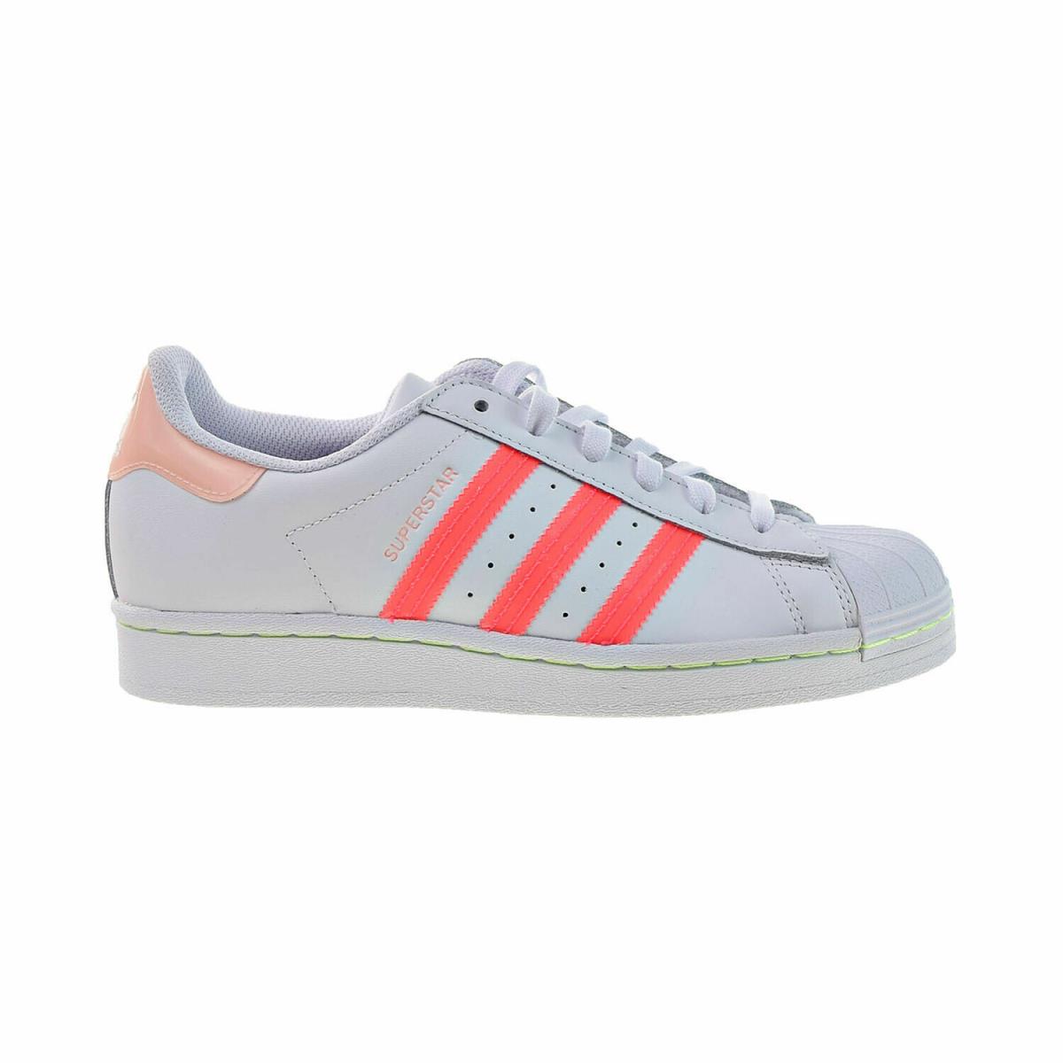 Adidas Superstar Women`s Shoes Cloud White-signal Pink-shock Purple FW2502 - Cloud White-Signal Pink-Shock Purple