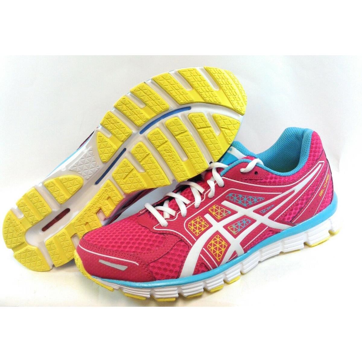 Womens Asics Gel Chase T3A7Q 2101 Teaberry Pink White Aqua Sneakers Shoes