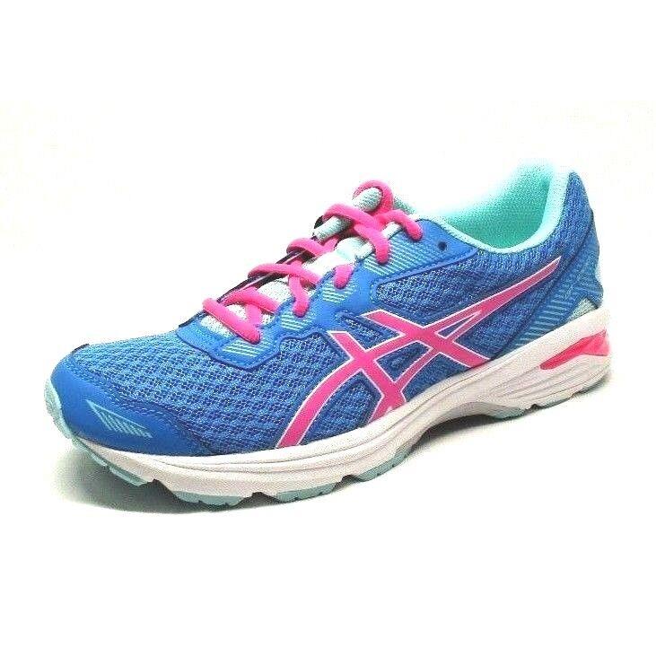 Asics Girls GT-1000 5 GS Running Shoe Blue/pink/aqua Splash Size 6 US M