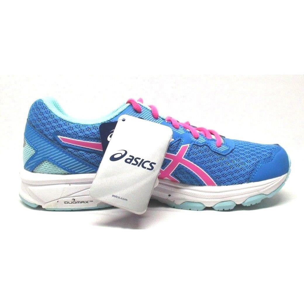 navy blue and pink asics