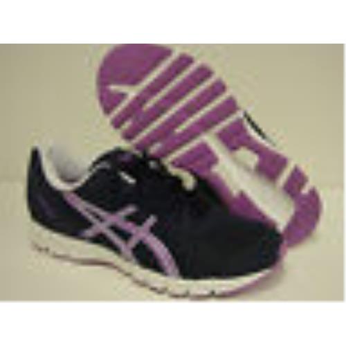 Womens Size 6.5 Asics Rush33 T1H7N 5036 Navy Blue Purple Sneakers Shoes