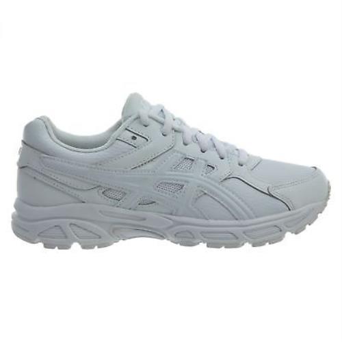 Asics Gel-contend 3 Big Kids C583Y-0100 Triple White Athletic Shoes Size 3.5