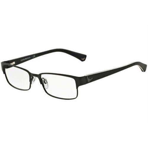 Emporio Armani Rx EA 1036-3109 Eyeglasses Matte Black 53 mm - Matte Black Frame