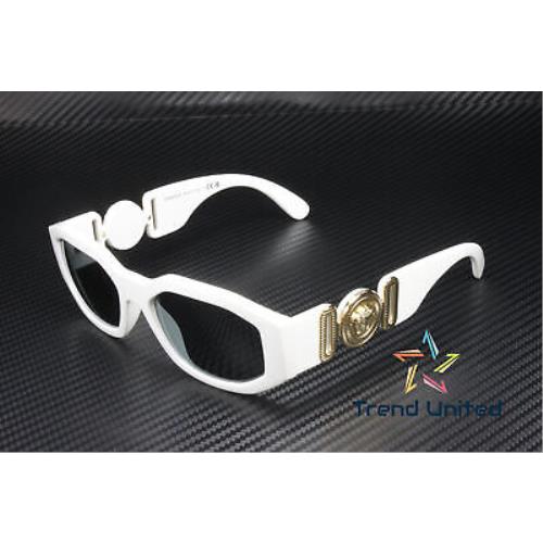 Versace VE4361 401 87 White Grey 53 mm Unisex Sunglasses