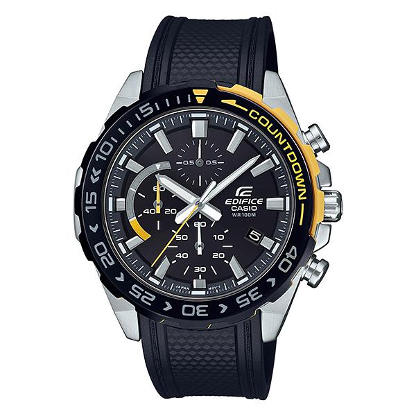 Casio Edifice Countdown Bezel 1/10-Second Stop Date Display EFR-566PB-1A