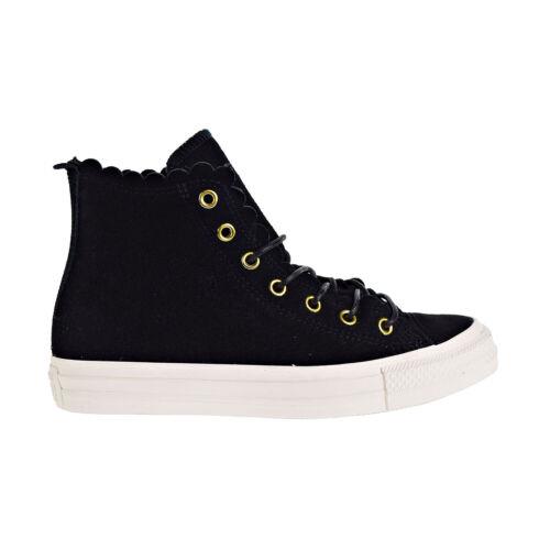 Converse Chuck Taylor All Star Hi Frilly Thrills Women`s Shoes Black 563422C