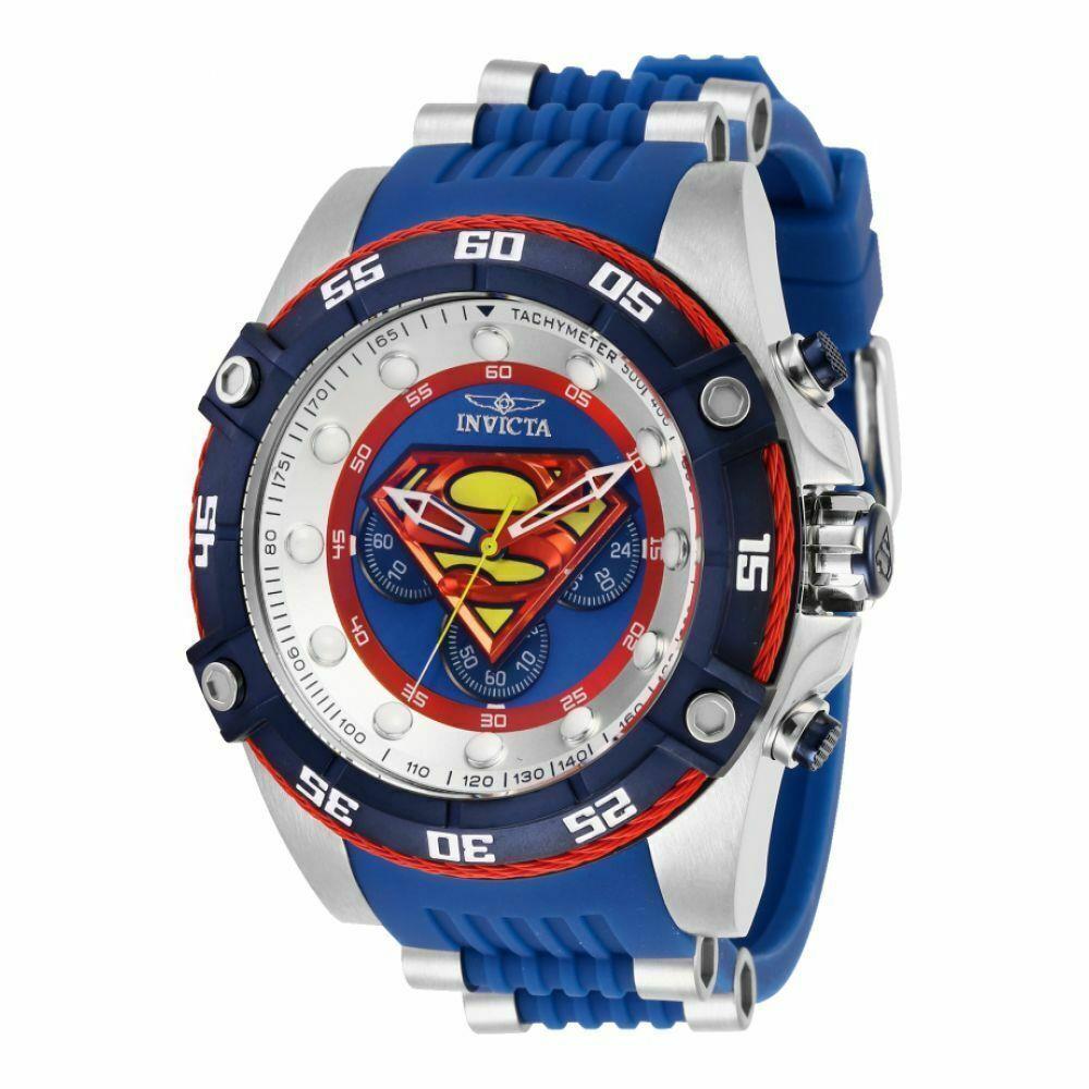 Invicta DC Comics Superman Men`s 52mm Limited Edition Chronograph Watch 29121