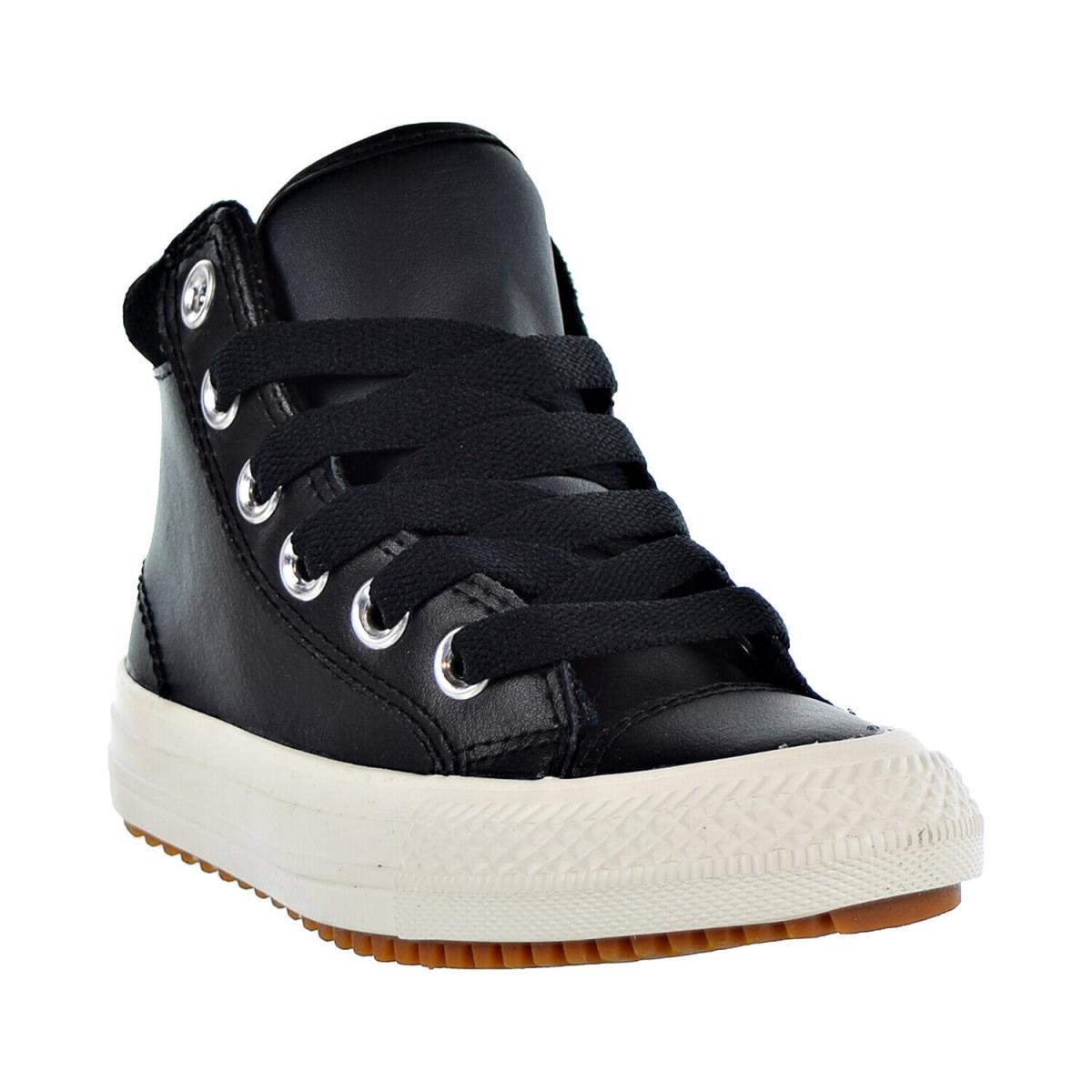 Converse Chuck Taylor All Star PC Boot Hi Kids Shoes Black-caramel-black 661906c