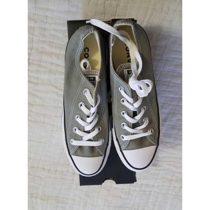 Women s 6 6.5 Converse All Star Ctas OX Dark Stucco Low Top Skate Shoes SporTipTop