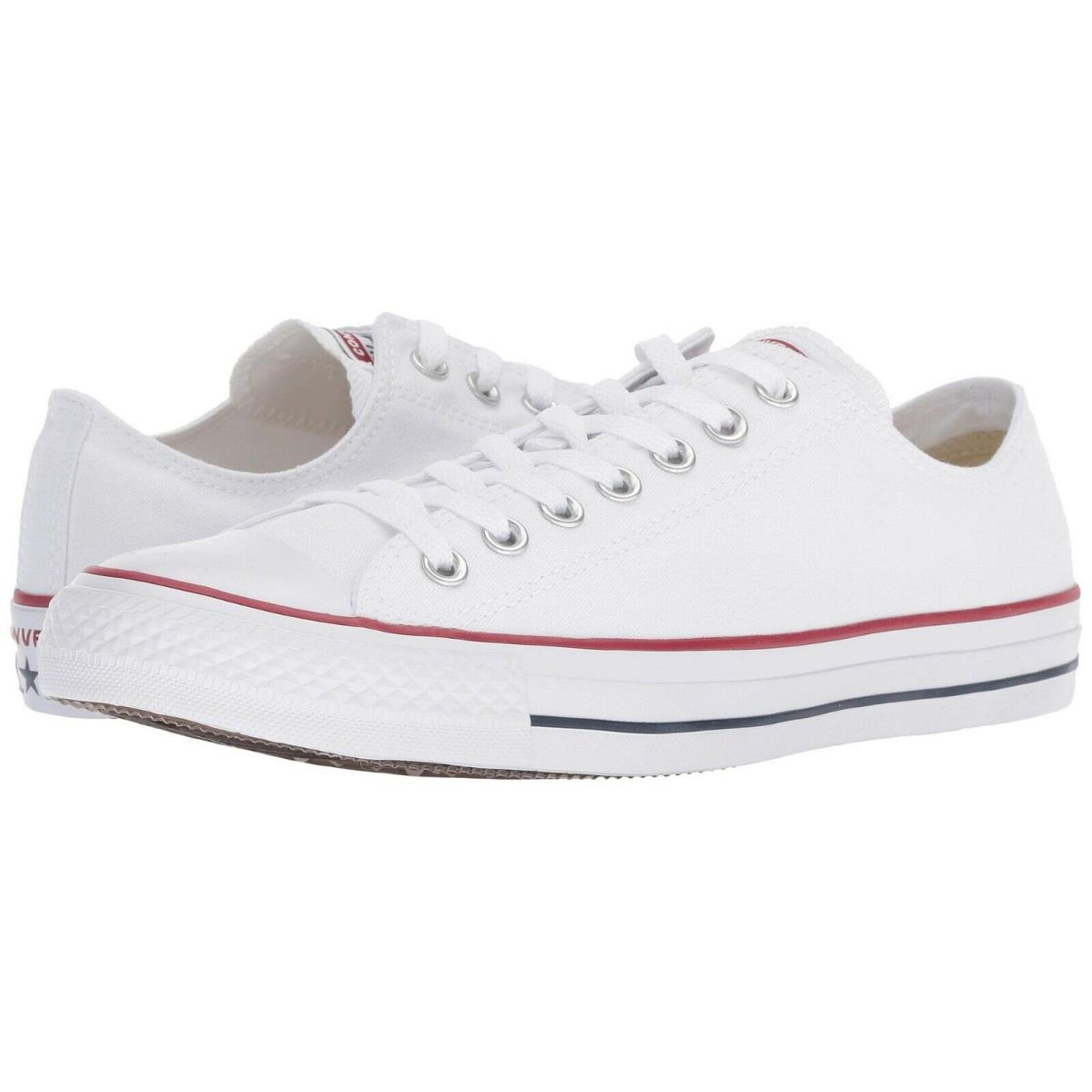 Converse Unisex Chuck Taylor All Star Low Top Shoes Optical White M7652 / M7652C - White