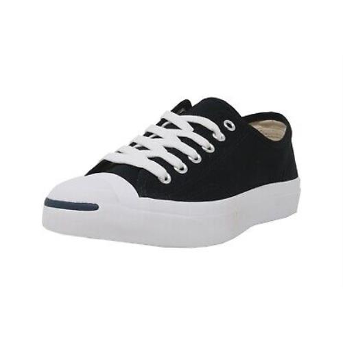 Converse Jack Purcell Black Canvas Lace Up Fashion Sneakers Adult Women Shoes