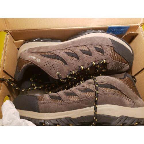 Columbia Men`s Crestwood Hiking Shoe -browen Size 8.5 Men