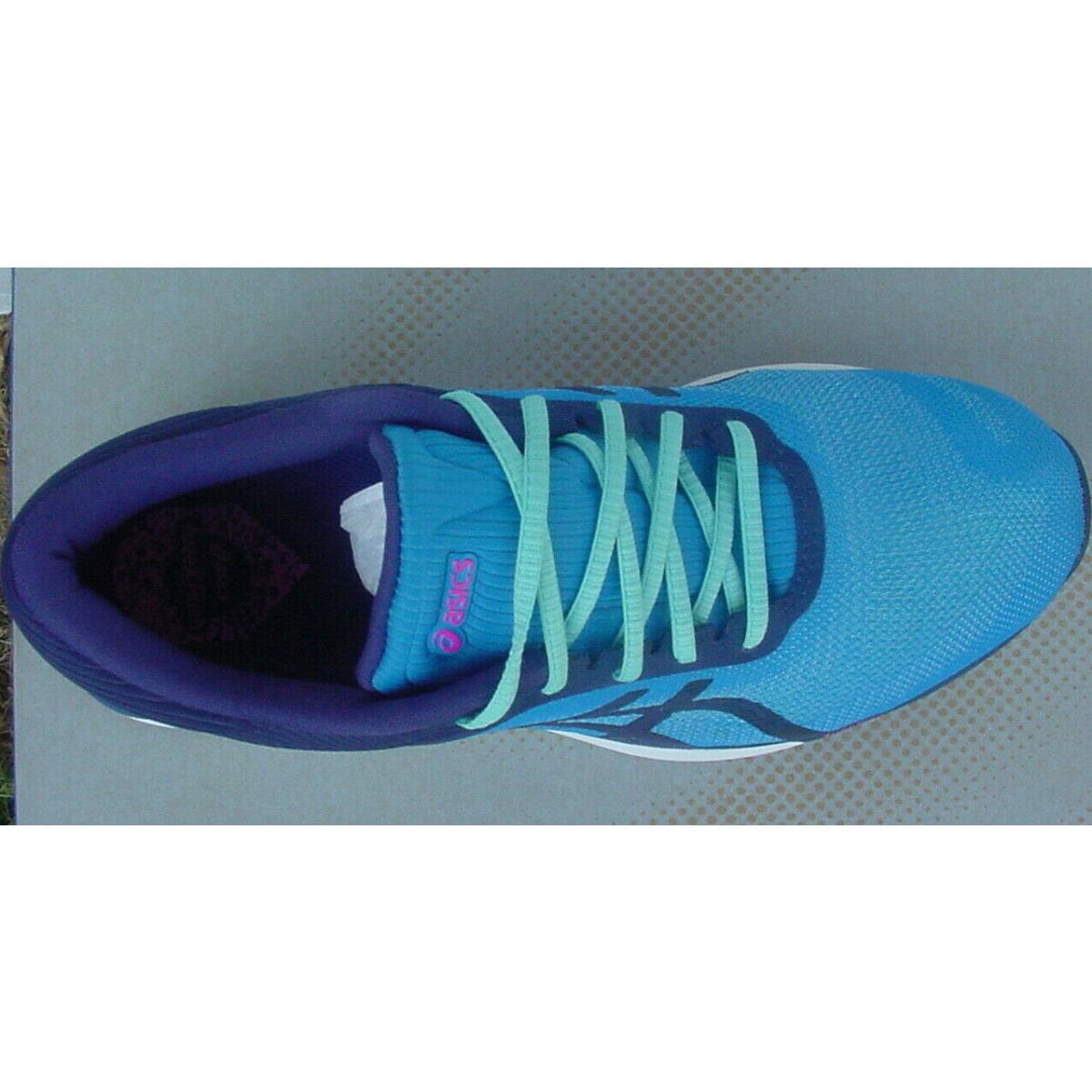 ASICS shoes  - Blue Navy Aqua Green 4