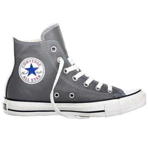 Converse All Star Chuck Taylor Ct Hi Leather Mens Shoes 132171c Charcoal