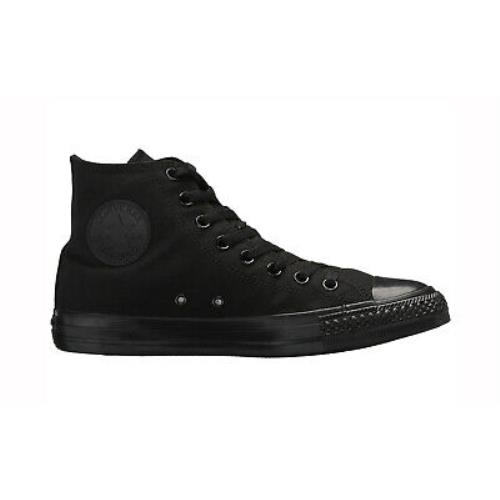 Converse Chuck Taylor All Star Hi Top Shoes Sneakers M3310 - Black Monochrome