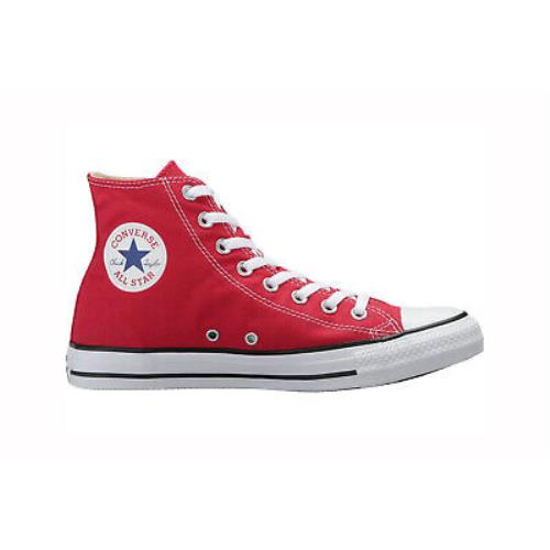 Converse Chuck Taylor All Star Hi Top Shoes Sneakers M9621 - Red/white