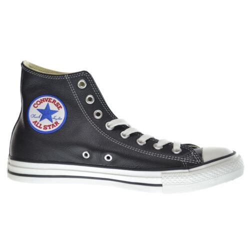 Converse Chuck Taylor All Star High Men`s Shoes Leather Black 1s581 - Leather Black