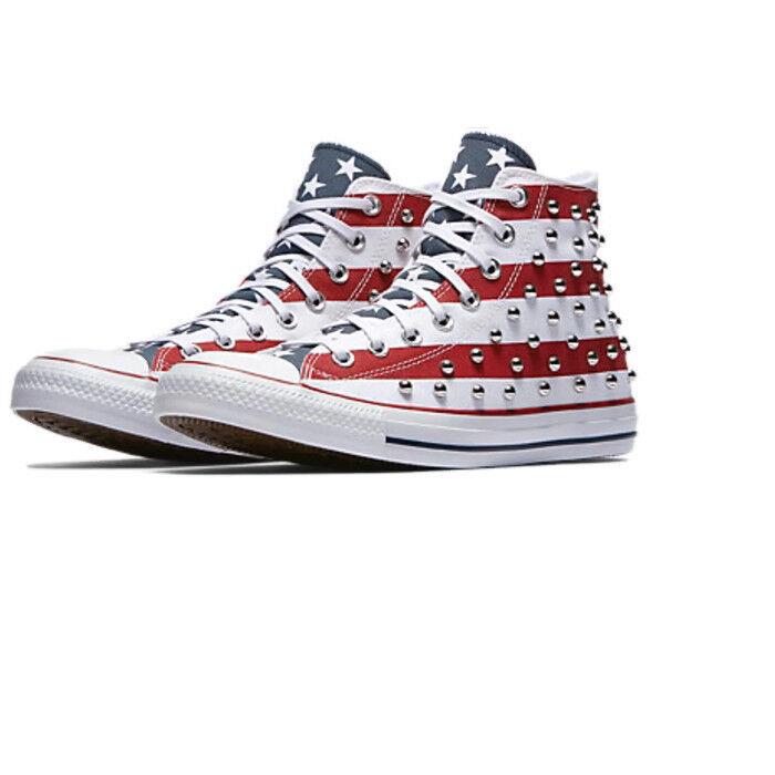 Converse Chuck Taylor All Star Studded Americana High Top Sneakers Shoes Unisex - Multi-Color