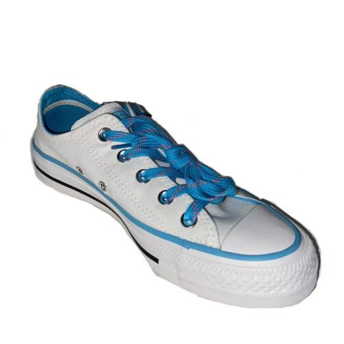 Converse Women`s Ctas OX White/gnarley Blue Shoes
