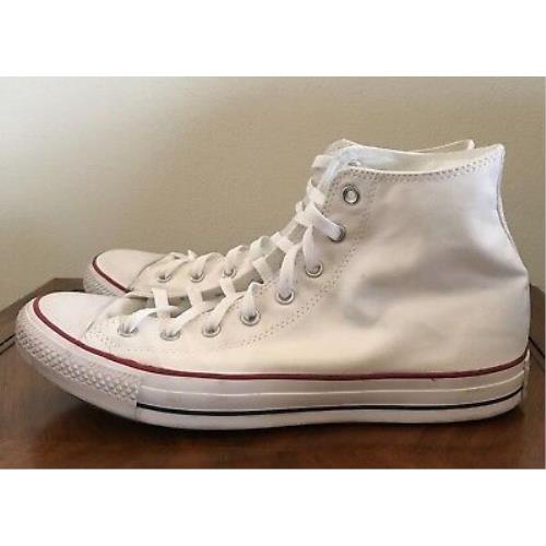 Converse All Star High Top Chuck Taylors Sneakers White Mens 13 Womens 15 Shoes