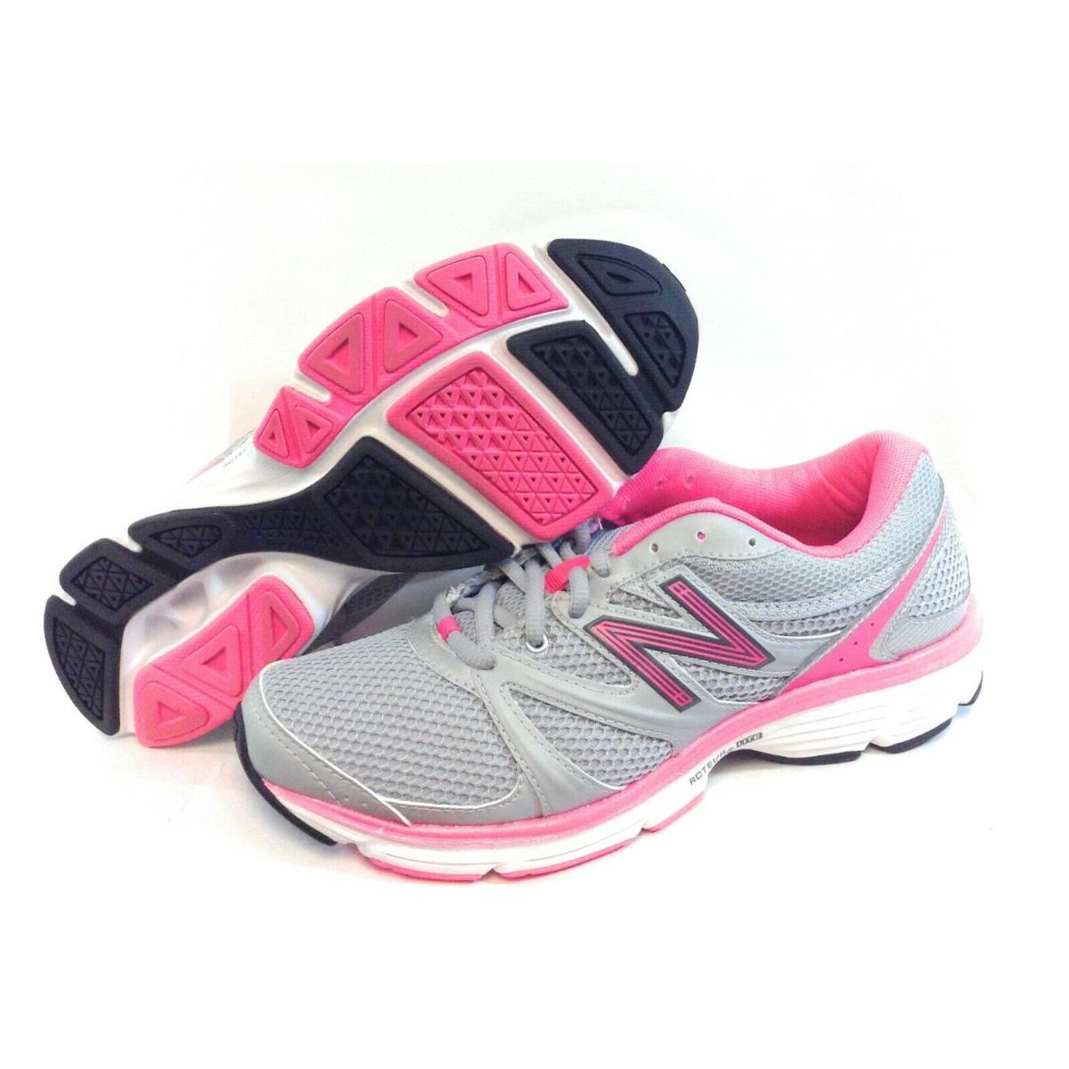 Womens New Balance 590 SP1 Silver Pink White Running Sneakers Shoes