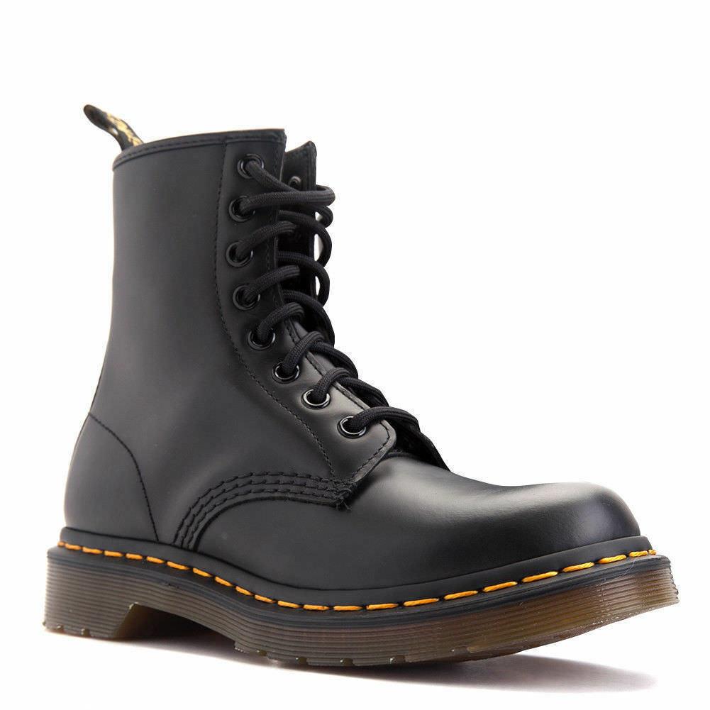 Women`s Shoes Dr. Martens 1460 8 Eye Leather Boots 11821006 Black Smooth