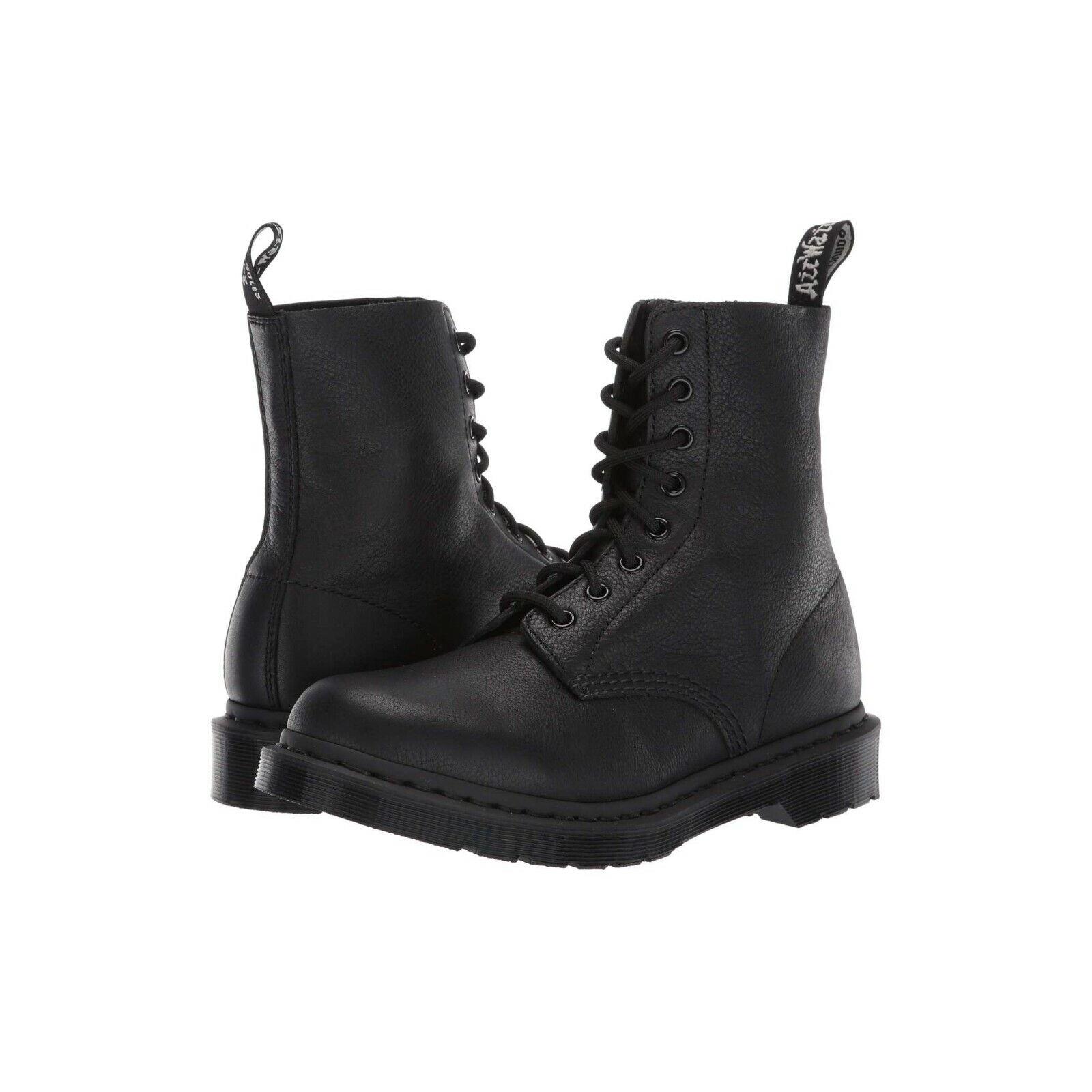 Women`s Shoes Dr. Martens 1460 Pascal Mono 8 Eye Leather Boots 24479001 Black