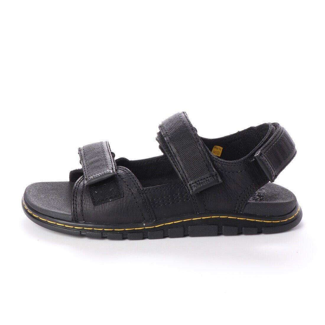 Dr. Martens Men`s Athens Strap Sandal 24871001 Black Leather Shoes