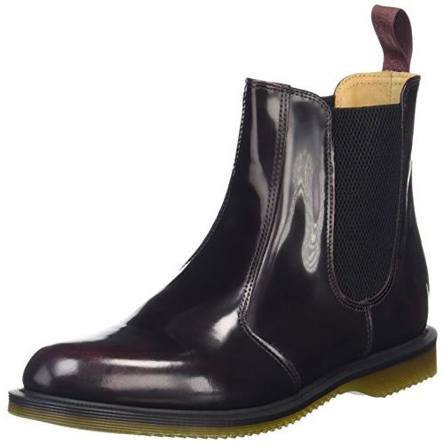 Dr. Martens Women`s Flora Leather Chelsea Boot - Choose Sz/col Cherry Red Arcadia