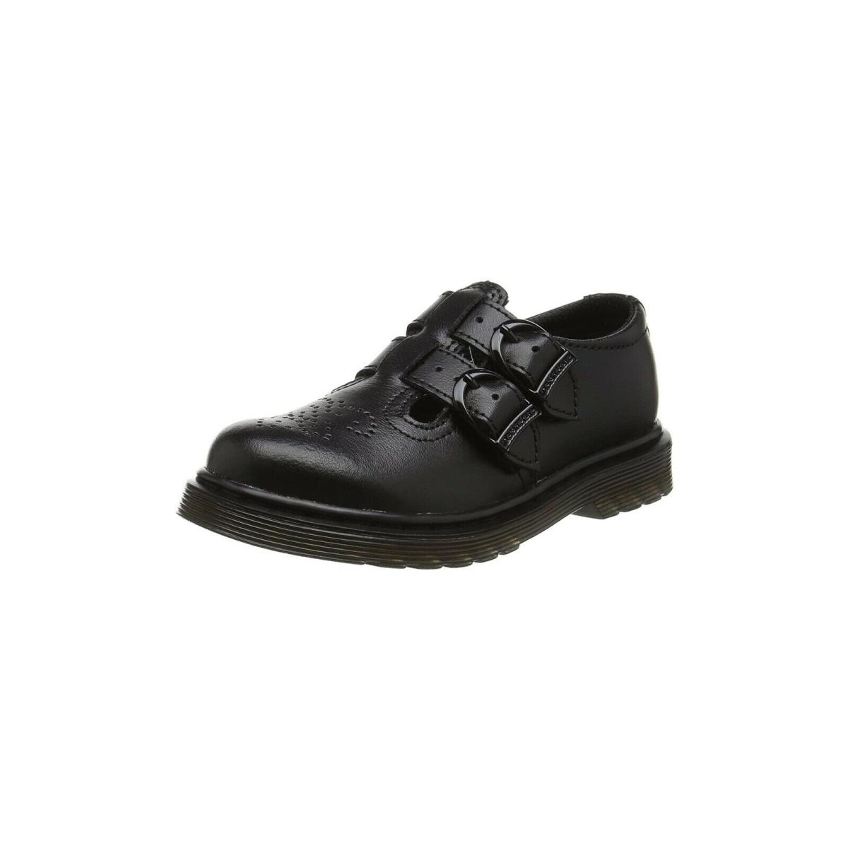 Dr Martens Classic Low Top 8065 Black T Lamper Mary Jane Big Girl Youths Shoes