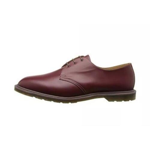 Dr Martens Steed Leather Oxford Shoes Women s US 7 Oxblood Made IN Engl