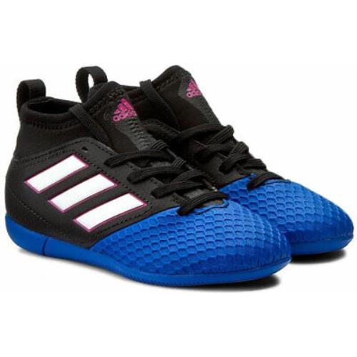 Adidas Boy`s Ace 17.3 In J Shoes Core Black/footwear White/blue