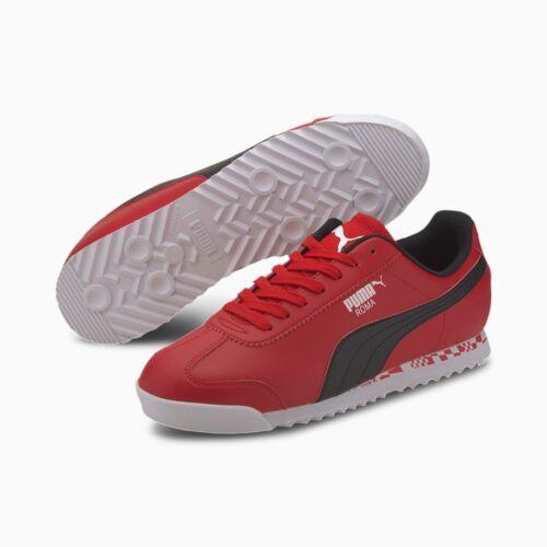 Puma Scuderia Ferrari Roma Men Size 7 Leather Driving Sneaker Shoes Red