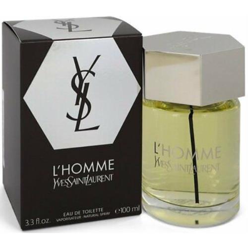L`homme by Yves Saint Laurent Cologne For Men Edt 3.3 / 3.4 oz