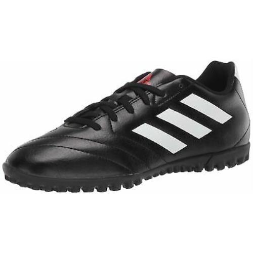 Adidas Men`s Goletto Vii Turf Soccer Shoe 6.5 Black/white/red
