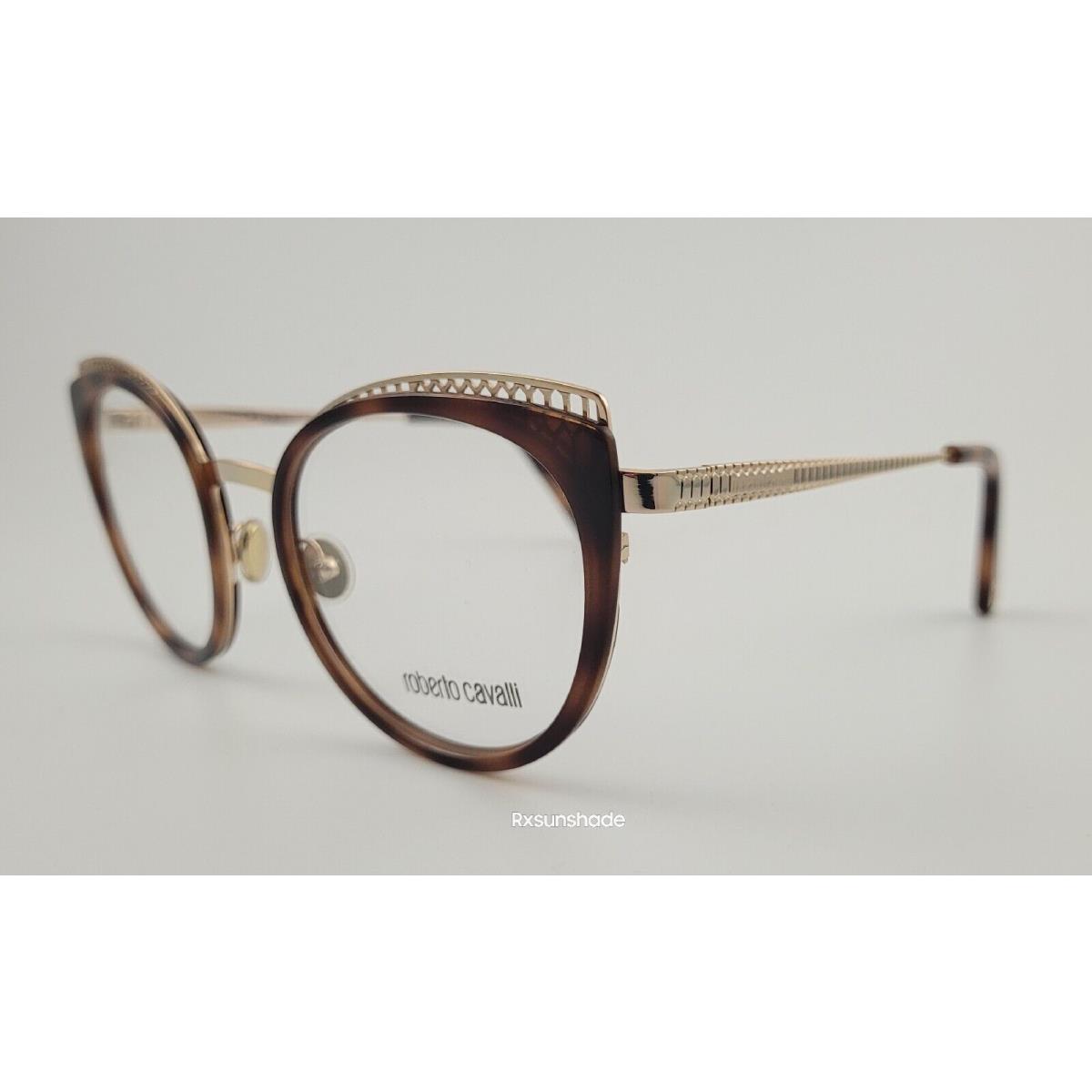 Roberto Cavalli Eyeglasses RC 5114 Color 052 Havana Rose Gold Size 53