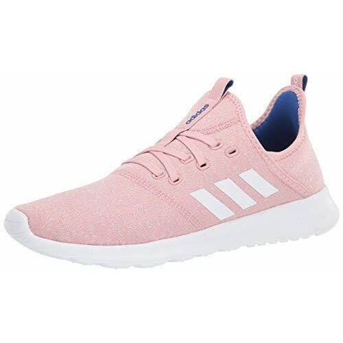 Adidas Women`s Cloudfoam Pure Running Shoe Pink Spirit/chalk White 11.5 M U