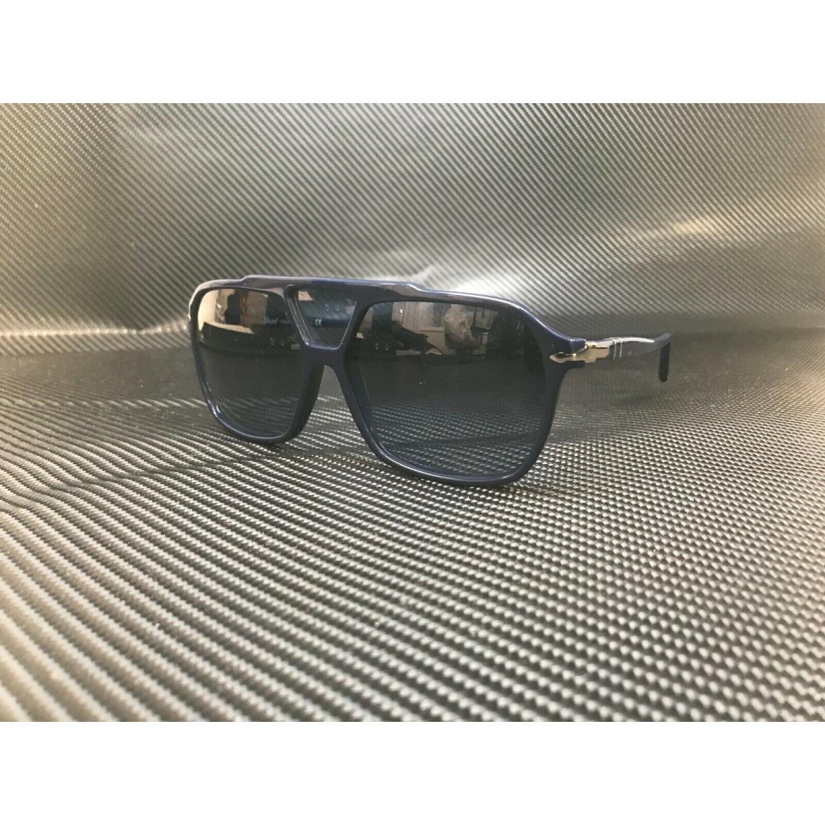 Persol PO3223S 1109Q8 Blue Square Men`s 59 mm Sunglasses