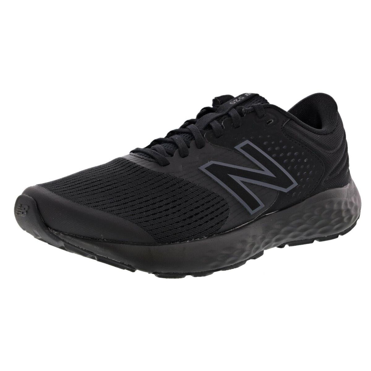 New Balance Mens 520 V7 4E Width Lightweight Running Shoes BLACK / SILVER