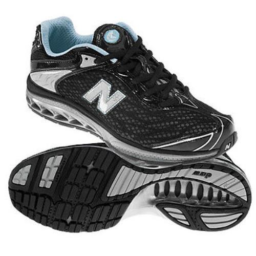 New Balance WR8509BL Black/silver/blue Running Shoes 7