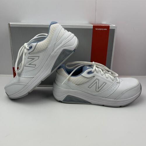 Balance 928V2 Women s US 5.5 B Eur White/blue Leather Walking Shoes WW928WB2