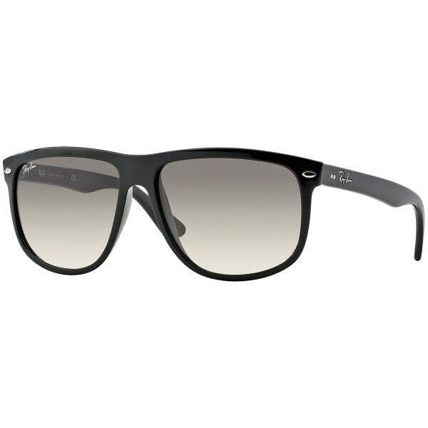 Ray-ban Boyfriend Light Grey Lens Black Frame Unisex Sunglasses RB4147 601/32-60