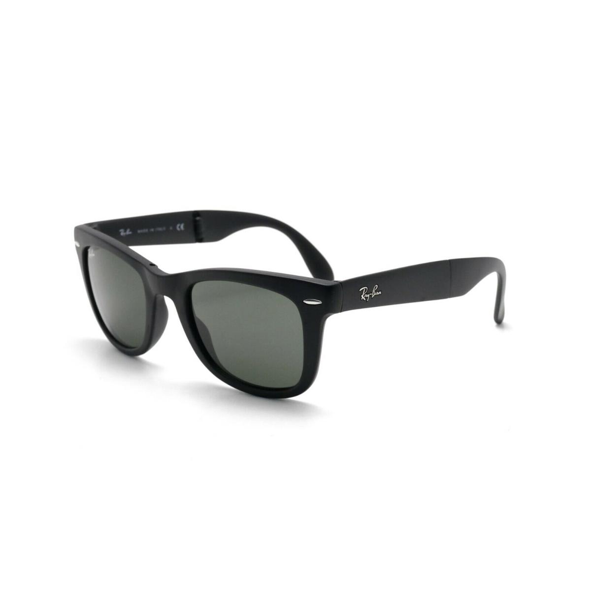 Ray-ban Wayfarer Folding Matte Black Frame Unisex Sunglasses RB4105 601S-50