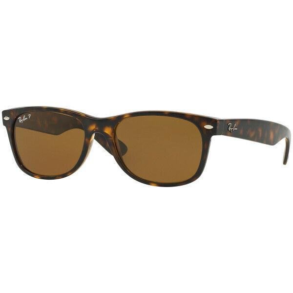 Ray-ban Wayfarer Tortoise Polarized Brown Lens Sunglasses RB2132 902/57 55