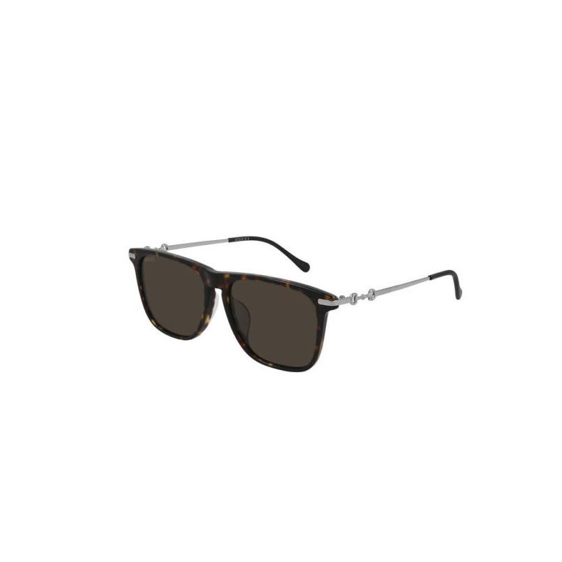 Gucci Brown Rectangular Men`s Sunglasses GG0915SA 002 56