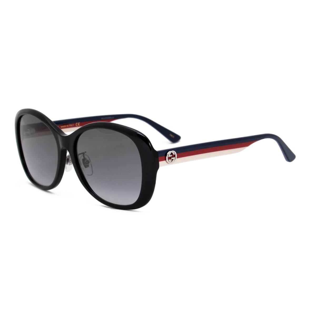 Gucci Blue/black 59 mm Gradient Women`s Sunglasses GG0849SK-002 59 - Frame: Blue/Black, Lens: Grey Gradient