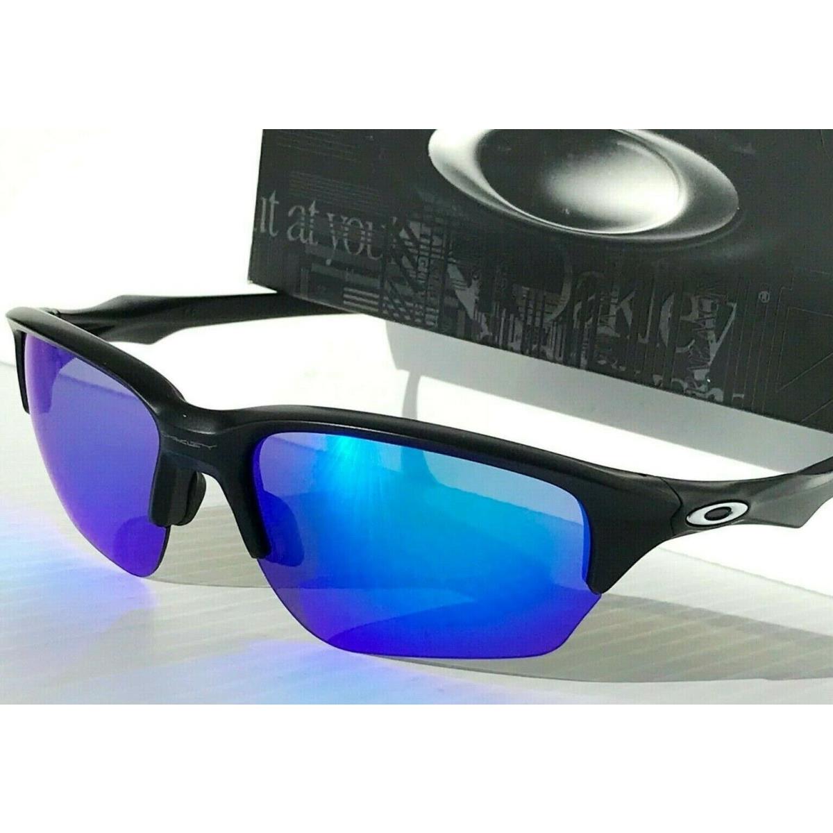 Oakley sunglasses Flak Beta - Black Satin Frame, Blue Lens 1
