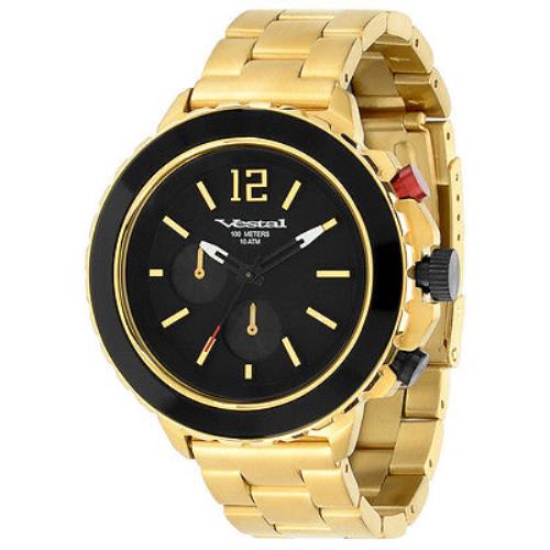 Vestal YATCM03 Yacht Metal Antique Gold Men`s Watch