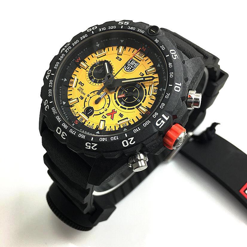 Men`s Luminox Bear Grylls Survival Master Series Chronograph Watch 3745