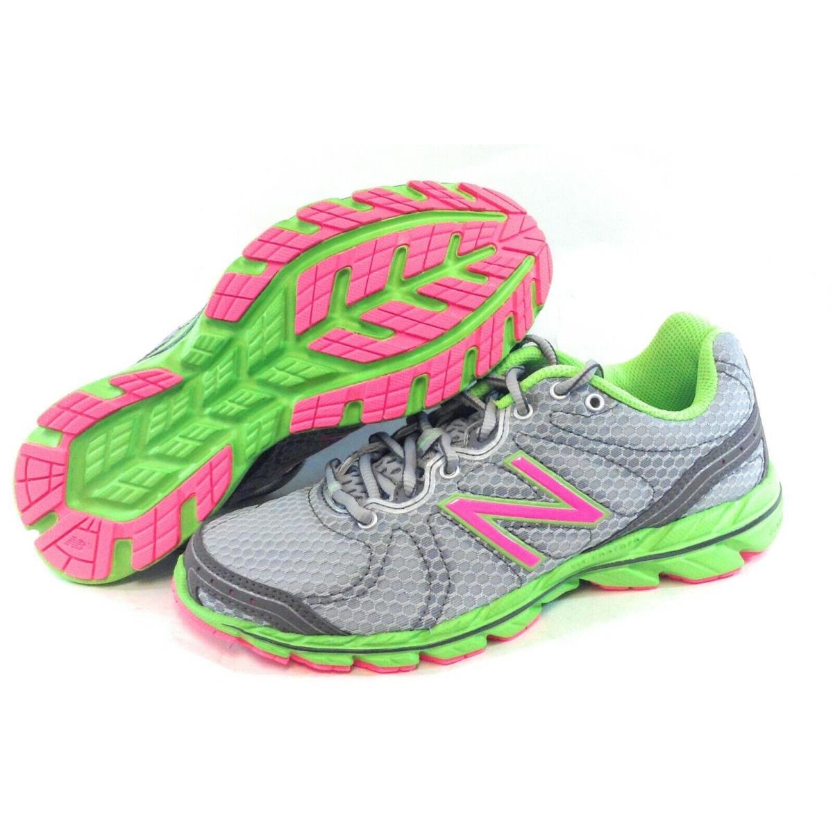 Womens New Balance 590 SG2 Silver Lime Green Pink Running Sneakers Shoes